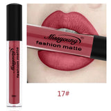 Sexy Black 1 Pcs Lipstick Matte Waterproof Velvet Lip Stick 18 Colors Pigments Makeup Matte Lipsticks Beauty Lips for Club MSSY2