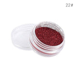 1pc 24 Colors Shimmer Glitter Eyeshadow Glitter Powder Pigment Easy to Wear Waterproof Glitter Powder Eye Shadow Makeup TSLM1