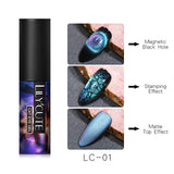 LILYCUTE 9D Cat Eye Nail Gel Chameleon Magnetic Soak Off UV/LED Nail Varnish Semi Permanent  Gel varnish 5ml