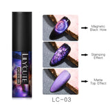 LILYCUTE 9D Cat Eye Nail Gel Chameleon Magnetic Soak Off UV/LED Nail Varnish Semi Permanent  Gel varnish 5ml