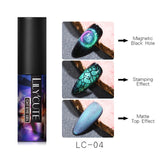 LILYCUTE 9D Cat Eye Nail Gel Chameleon Magnetic Soak Off UV/LED Nail Varnish Semi Permanent  Gel varnish 5ml