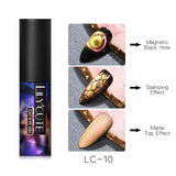 LILYCUTE 9D Cat Eye Nail Gel Chameleon Magnetic Soak Off UV/LED Nail Varnish Semi Permanent  Gel varnish 5ml