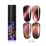 LILYCUTE 9D Cat Eye Nail Gel Chameleon Magnetic Soak Off UV/LED Nail Varnish Semi Permanent  Gel varnish 5ml