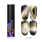 LILYCUTE 9D Cat Eye Nail Gel Chameleon Magnetic Soak Off UV/LED Nail Varnish Semi Permanent  Gel varnish 5ml