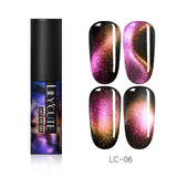 LILYCUTE 9D Cat Eye Nail Gel Chameleon Magnetic Soak Off UV/LED Nail Varnish Semi Permanent  Gel varnish 5ml