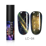 LILYCUTE 9D Cat Eye Nail Gel Chameleon Magnetic Soak Off UV/LED Nail Varnish Semi Permanent  Gel varnish 5ml