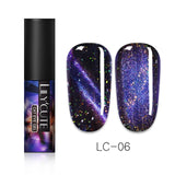 LILYCUTE 9D Cat Eye Nail Gel Chameleon Magnetic Soak Off UV/LED Nail Varnish Semi Permanent  Gel varnish 5ml