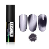 LILYCUTE 9D Cat Eye Nail Gel Chameleon Magnetic Soak Off UV/LED Nail Varnish Semi Permanent  Gel varnish 5ml