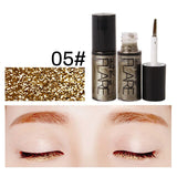 Shiny Liquid Eyeliner Long Lasting Makeup Pigment Eye Liner Cosmetics for Women Silver Rose Gold Glitter Eyeliner Beauty Tools