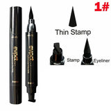 Waterproof Double Head Wing Shape Liquid Eyeliner Seal Stamp Pencil Cat Eye Liner Cosmetic Makeup Tool Maquiagem #260473