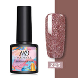 MAD DOLL 8ml Autumn Fall Winter New Series Color Nail Gel Polish Soak Off UV Gel Varnish Color varnish Nail Art