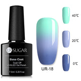 UR SUGAR 7.5ml Thermal UV Gel Nail Polish 3 Colors  Glitter Gel Polish Soak Off UV LED Gel Varnish Semi Permanent