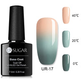 UR SUGAR 7.5ml Thermal UV Gel Nail Polish 3 Colors  Glitter Gel Polish Soak Off UV LED Gel Varnish Semi Permanent