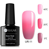 UR SUGAR 7.5ml Thermal UV Gel Nail Polish 3 Colors  Glitter Gel Polish Soak Off UV LED Gel Varnish Semi Permanent