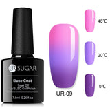 UR SUGAR 7.5ml Thermal UV Gel Nail Polish 3 Colors  Glitter Gel Polish Soak Off UV LED Gel Varnish Semi Permanent