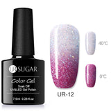 UR SUGAR 7.5ml Thermal UV Gel Nail Polish 3 Colors  Glitter Gel Polish Soak Off UV LED Gel Varnish Semi Permanent