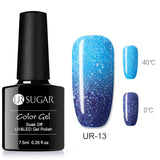 UR SUGAR 7.5ml Thermal UV Gel Nail Polish 3 Colors  Glitter Gel Polish Soak Off UV LED Gel Varnish Semi Permanent