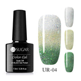 UR SUGAR 7.5ml Thermal UV Gel Nail Polish 3 Colors  Glitter Gel Polish Soak Off UV LED Gel Varnish Semi Permanent