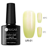 UR SUGAR 7.5ml Thermal UV Gel Nail Polish 3 Colors  Glitter Gel Polish Soak Off UV LED Gel Varnish Semi Permanent