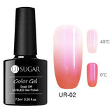 UR SUGAR 7.5ml Thermal UV Gel Nail Polish 3 Colors  Glitter Gel Polish Soak Off UV LED Gel Varnish Semi Permanent