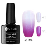 UR SUGAR 7.5ml Thermal UV Gel Nail Polish 3 Colors  Glitter Gel Polish Soak Off UV LED Gel Varnish Semi Permanent