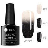 UR SUGAR 7.5ml Thermal UV Gel Nail Polish 3 Colors  Glitter Gel Polish Soak Off UV LED Gel Varnish Semi Permanent