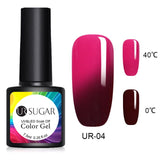 UR SUGAR 7.5ml Thermal UV Gel Nail Polish 3 Colors  Glitter Gel Polish Soak Off UV LED Gel Varnish Semi Permanent