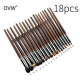 OVW Pro Makeup Brushes Set Eye Shadow Foundation Powder Eyeliner Eyelash Lip Make Up Brush Cosmetic Beauty Tool Kit Hot