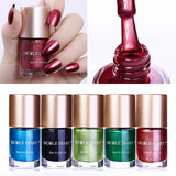 NICOLE DIARY  Metallic Chameleon Nail Polish Shell Stamping Polish Latex Liquid Tape Nail Art varnish Varnish