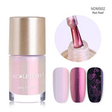 NICOLE DIARY  Metallic Chameleon Nail Polish Shell Stamping Polish Latex Liquid Tape Nail Art varnish Varnish