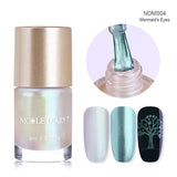 NICOLE DIARY  Metallic Chameleon Nail Polish Shell Stamping Polish Latex Liquid Tape Nail Art varnish Varnish