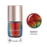 NICOLE DIARY  Metallic Chameleon Nail Polish Shell Stamping Polish Latex Liquid Tape Nail Art varnish Varnish