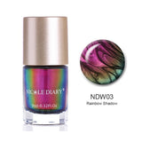 NICOLE DIARY  Metallic Chameleon Nail Polish Shell Stamping Polish Latex Liquid Tape Nail Art varnish Varnish