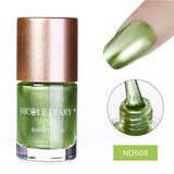 NICOLE DIARY  Metallic Chameleon Nail Polish Shell Stamping Polish Latex Liquid Tape Nail Art varnish Varnish