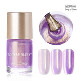 NICOLE DIARY  Metallic Chameleon Nail Polish Shell Stamping Polish Latex Liquid Tape Nail Art varnish Varnish