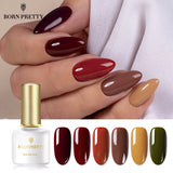 BORN PRETTY Autumn Series Nail Gel 6ml Yellow Orange  Nail Color Soak Off UV Gel varnish Polish for Autumn