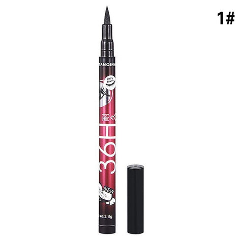 YANQINA 4 Colors Black Eyeliner Pencil Waterproof Portable Liquid Eyeliner Pencil Quick Dry Eyeshadow Eye Liner Cosmetics TSLM1