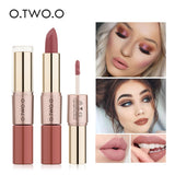 O.TWO.O 12 Colors Lips Makeup Lipstick  Lip Gloss Long Lasting Moisture Cosmetic Lipstick Red Lip Matte Lipstick Waterproof