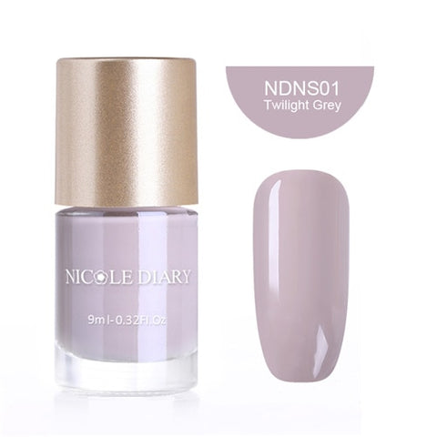 NICOLE DIARY 9ml Nail Polish  Series Varnish Polish Quick Dry Eco-friendly Nail Art varnish 6 Colors