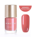 NICOLE DIARY 9ml Nail Polish  Series Varnish Polish Quick Dry Eco-friendly Nail Art varnish 6 Colors