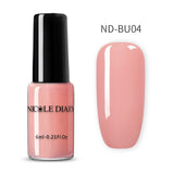 NICOLE DIARY 9ml Nail Polish  Series Varnish Polish Quick Dry Eco-friendly Nail Art varnish 6 Colors