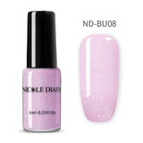 NICOLE DIARY 9ml Nail Polish  Series Varnish Polish Quick Dry Eco-friendly Nail Art varnish 6 Colors