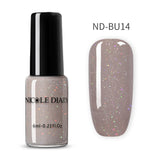 NICOLE DIARY 9ml Nail Polish  Series Varnish Polish Quick Dry Eco-friendly Nail Art varnish 6 Colors