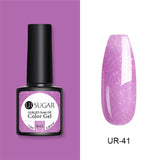 UR SUGAR 7.5ml Gel Nail Polish Solid Color  Glitter Semi Permanent Soak Off UV LED Nail Art Gel varnish 62 Colors