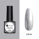 UR SUGAR 7.5ml Gel Nail Polish Solid Color  Glitter Semi Permanent Soak Off UV LED Nail Art Gel varnish 62 Colors