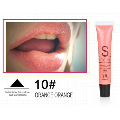 New Moisturizing Candy Color Lip Gloss Waterproof Glitter Liquid Lipstick Long Lasting Makeup Lipstick Cosmetics Maquiagem TSLM1