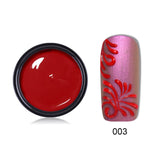 LEMOOC 3D Emboss Carving Painting Gel Paste Nail Polish Soak Off UV LED Gel Wire Drawing Varnish Esmalte Decarations