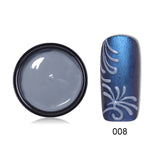 LEMOOC 3D Emboss Carving Painting Gel Paste Nail Polish Soak Off UV LED Gel Wire Drawing Varnish Esmalte Decarations