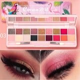 18 Color Nude Shining Eyeshadow Pearlescent Makeup Glitter Pigment Smoky Eye Shadow Pallete Waterproof Cosmetics eye shadow