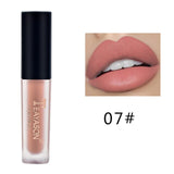 Brand Lips Beauty Makup Pigment Waterproof Lipgloss Long Lasting Black Velvet Matte Nude Lipstick Red Lip Gloss wholesale